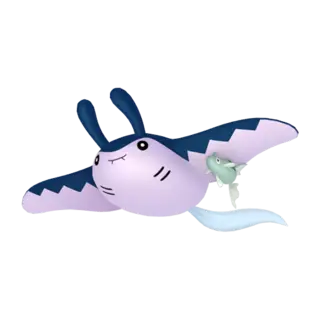 Mantine front-facing sprite from Pokémon Sword