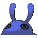 Mantine back-facing sprite from Pokémon Platinum