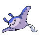 Mantine front-facing sprite from Pokémon Platinum