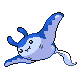 Mantine shiny front-facing sprite from Pokémon Platinum