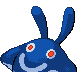 Mantyke back-facing sprite from Pokémon Diamond