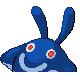 Mantyke back-facing sprite from Pokémon Platinum