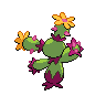 Maractus shiny back-facing sprite from Pokémon Black