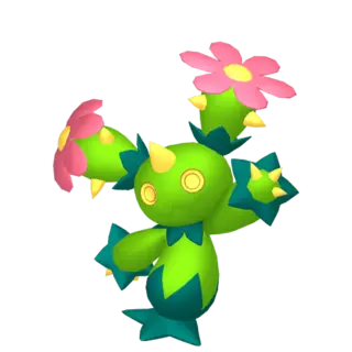 Maractus front-facing sprite from Pokémon Sword