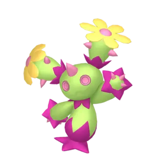 Maractus shiny front-facing sprite from Pokémon Sword