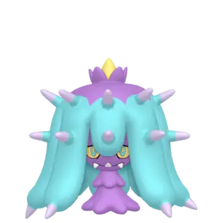 Mareanie front-facing sprite from Pokémon Ultra Sun