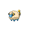 Mareep front-facing sprite from Pokémon White 2