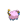 Mareep shiny back-facing sprite from Pokémon Black