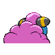 Mareep shiny back-facing sprite from Pokémon Diamond