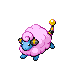 Mareep shiny front-facing sprite from Pokémon HeartGold