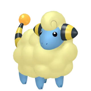 Mareep front-facing sprite from Pokémon XD: Gale of Darkness