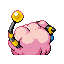 Mareep shiny back-facing sprite from Pokémon Ruby