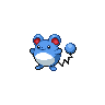 Marill front-facing sprite from Pokémon White 2
