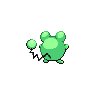 Marill shiny back-facing sprite from Pokémon White