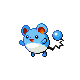 Marill front-facing sprite from Pokémon Pearl