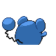 Marill back-facing sprite from Pokémon HeartGold