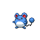 Marill front-facing sprite from Pokémon Platinum