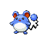 Marill front-facing sprite from Pokémon Sapphire