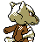 Marowak back-facing sprite from Pokémon Crystal
