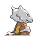 Marowak back-facing sprite from Pokémon Pearl