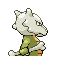 Marowak shiny back-facing sprite from Pokémon FireRed