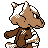 Marowak back-facing sprite from Pokémon Gold