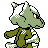 Marowak shiny back-facing sprite from Pokémon Gold