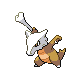 Marowak front-facing sprite from Pokémon SoulSilver