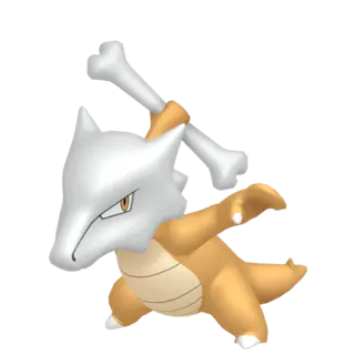 Marowak front-facing sprite from Legends Za