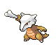 Marowak front-facing sprite from Pokémon Platinum