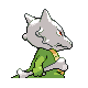 Marowak shiny back-facing sprite from Pokémon Platinum