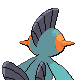 Marshtomp back-facing sprite from Pokémon Diamond
