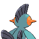 Marshtomp back-facing sprite from Pokémon HeartGold