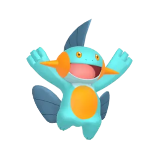 Marshtomp front-facing sprite from Legends Za