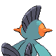 Marshtomp back-facing sprite from Pokémon Platinum