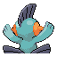 Marshtomp back-facing sprite from Pokémon Sapphire