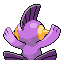 Marshtomp shiny back-facing sprite from Pokémon Sapphire