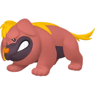 Maschiff front-facing sprite from Mega Dimension