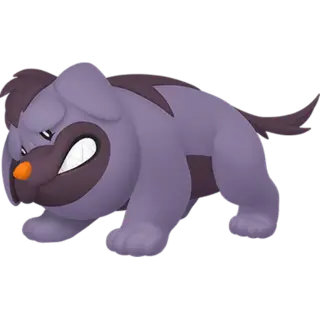 Maschiff shiny front-facing sprite from Mega Dimension