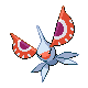 Masquerain front-facing sprite from Pokémon Pearl