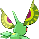 Masquerain shiny back-facing sprite from Pokémon SoulSilver