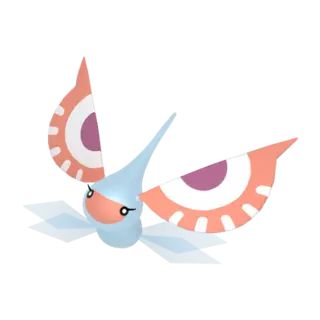 Masquerain front-facing sprite from Pokémon XD: Gale of Darkness