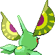 Masquerain shiny back-facing sprite from Pokémon Platinum