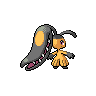 Mawile front-facing sprite from Pokémon White