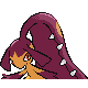 Mawile shiny back-facing sprite from Pokémon Platinum