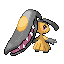 Mawile front-facing sprite from Pokémon Sapphire