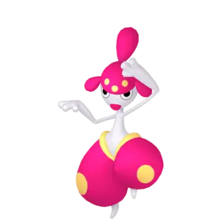 Medicham front-facing sprite from Pokémon Y