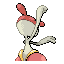 Medicham back-facing sprite from Pokémon Sapphire