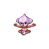 Meditite shiny front-facing sprite from Pokémon Black