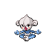 Meditite front-facing sprite from Pokémon Pearl